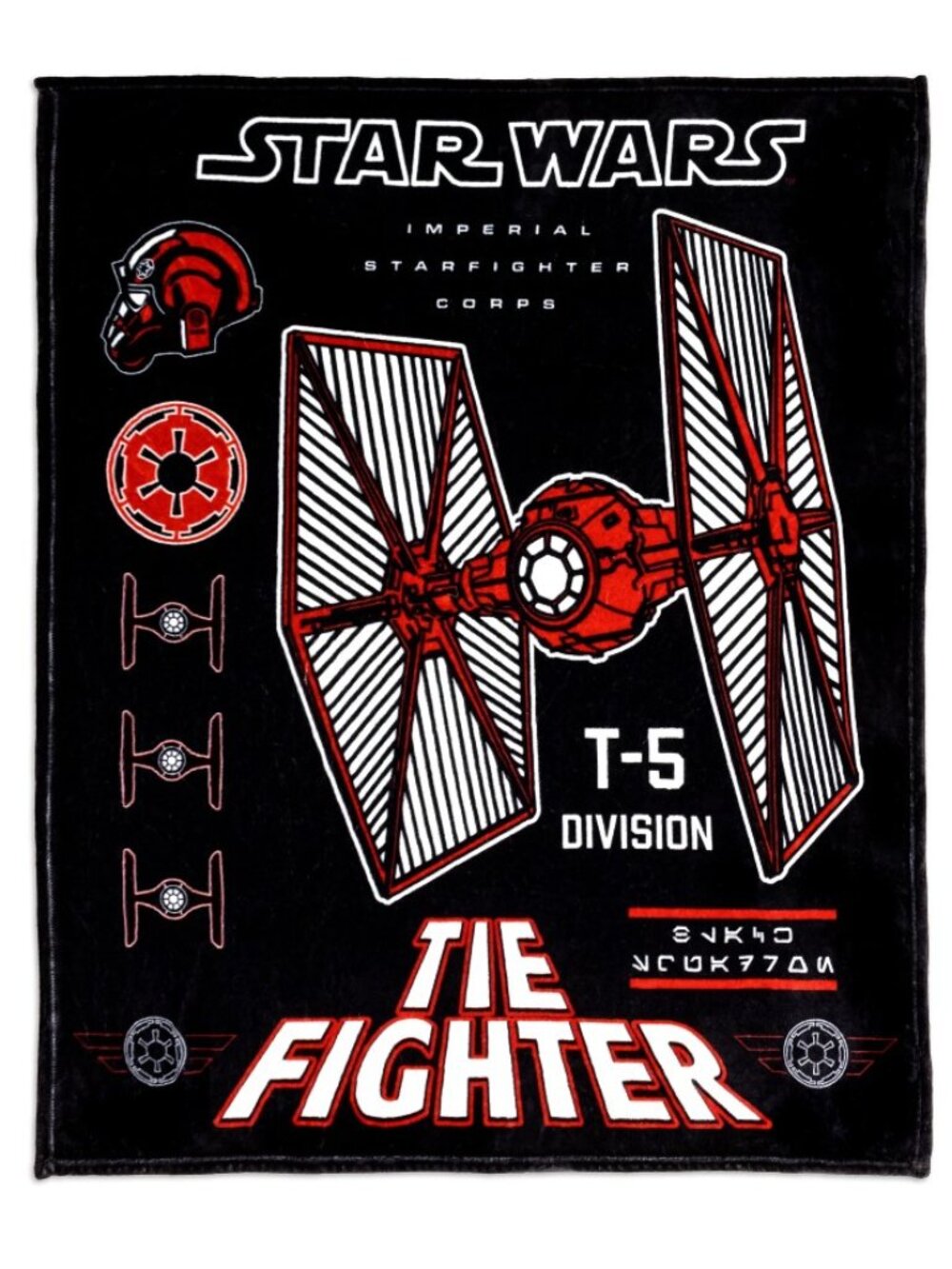 CultureFly Star Wars Galaxy Box Throw Blanket